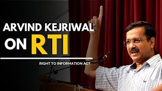 Arvind Kejriwal's Inspiring Speech after winning Ramon Magsaysay Award for his work on RTI