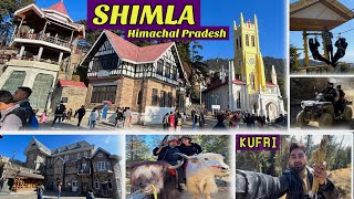 SHIMLA  ☃️⛰️{ HIMACHAL PRADESH }😍VLOG  || ☃️KUFRI☃️❄️      || ​⁠​⁠@Bob1.2 #vlog  #viralvideo