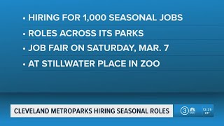 Cleveland Metroparks hiring for 1,000 seasonal jobs: Here's how you can apply