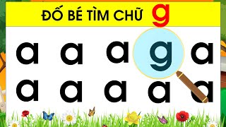 Trò chơi đố vui chữ cái g | Dạy bé học chữ g vừa học và giải trí giúp Bé dễ nhớ bài mặt chữ