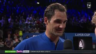 Tennis Channel Live: Roger Federer Defeats Nick Kyrgios Day 2, 2019 Laver Cup