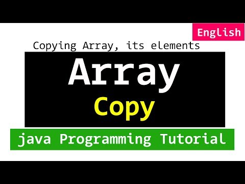 Copying Array and its Elements | Java Programming Copying Array and its Elements | Java Programming