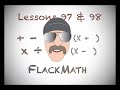 Saxon Math 87 Lessons 97 and 98