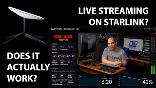 Live Video Streaming Using Starlink Satellite -- Does it work?