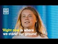 Greta Thunberg Speaks at Glastonbury Festival