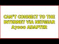 Ubuntu: Can't connect to the internet via Netgear A7000 adapter