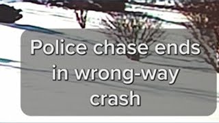 Police chase ends in wrong-way crash on westbound I-70 near Mid Rivers