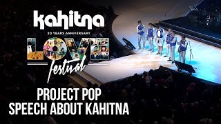 Project Pop - Speech About Kahitna | (Kahitna Love Festival)