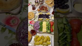 Turkish breakfast #viralvideo #shorts #food #keşfet #asmr