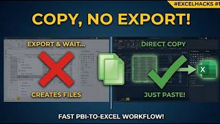Copy Power BI Table to Excel — No Export!