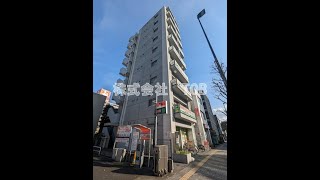 ワイズビル601号室　1K　京王線調布駅　オートロックマンション　RC造　角部屋2面採光　朝の支度に嬉しい独立洗面台有り【東京　賃貸　内見動画　不動産　室内動画　お部屋探し　ルームツアー】