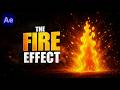 3D Fire Animation Tutorial in After Effects | No Plugins | Fire Effect