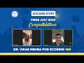 Dr. Vikas Nehra From College International Higher School of Medicine Bishkek Score 169