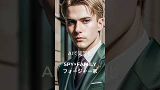 画像生成AIでSPY×FAMILY フォージャー家を実写化してみた #Shorts #スパイファミリー #SPY×FAMILY #アーニャ #ai #aiart #aiartwork