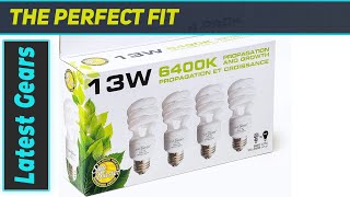 SunBlaster SL0900151 13 Watt CFL Grow Lamp: Best Indoor Gardening Light Solution!