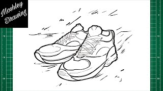 How to Draw a Running Shoes