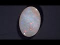 3.39ct solid semi black opal from lightning ridge australia