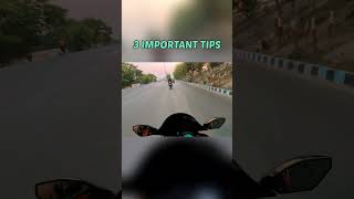 3 IMPORTANT TIPS FOR BIKER | #biketips #bike #tips #hack #viral #short #rider