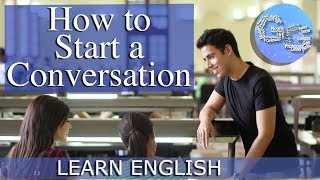 How To Start a Conversation in English