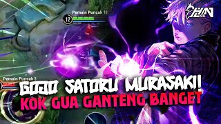 YOAI MO GOJO SATORU HONOR OF KINGS! MURASAKI FULL EFFECT GOKIL ABIS! JADI GIVEAWAY JJK BRP BIJI NIH?