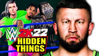 WWE 2K22: 5 Hidden Features! SECRET Fix, MSK \u0026 More Things You Might Not Know