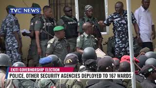 (VIDEO) Security Agencies Deployed to 167 Wards in Ekiti Ahead of Governorship Election