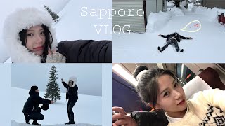 [vlog] 삿포로 브이로그 ☃️💭| 남자친구와 함께한 꿈같던 겨울 | 비에이 | 오타루 | 스스키노 | 스프카레 맛집 🍛| 스시 오마카세 | 징기스칸 🍖