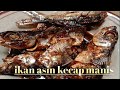 Resep ikan asin kecap manis #masakan rumahan #simple