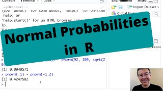 Computing Normal Probabilities Using R