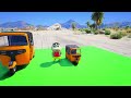 franklin auto rickshaw vs shinchan mini auto rickshaw in gta 5 jnk gamer