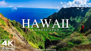 Hawaii 4k - Relaxing Music With Beautiful Natural Landscape - Amazing Nature