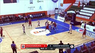 Çağdaş Bodrum Spor - Gaziantep Basketbol Türkiye Sigorta Türkiye Basketbol Ligi 11.Hafta