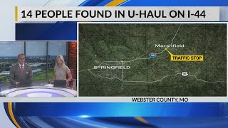 14 people, including 7 children, found in U-Haul truck on I-44 near Marshfield