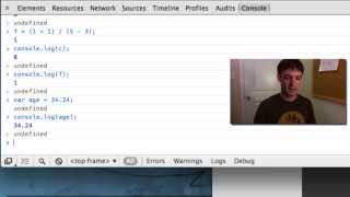 JavaScript Operator Basics - Math & Strings
