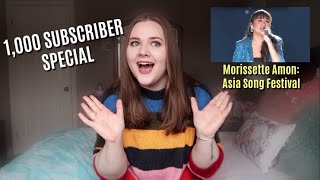 REACTING TO MORISSETTE AMON AT ASIA SONG FESTIVAL