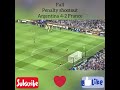 Argentina vs France full penalty shootout