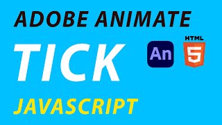 Adobe Animate CC 2024 - Tick event tutorial - JavaScript - HTML5
