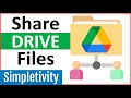 How to Share Google Drive Files & Folders (Tutorial)