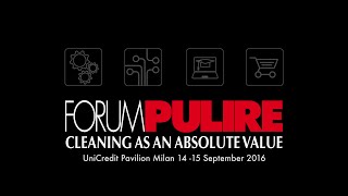 Forum Pulire 2016 | 14-15 September | Milan Italy