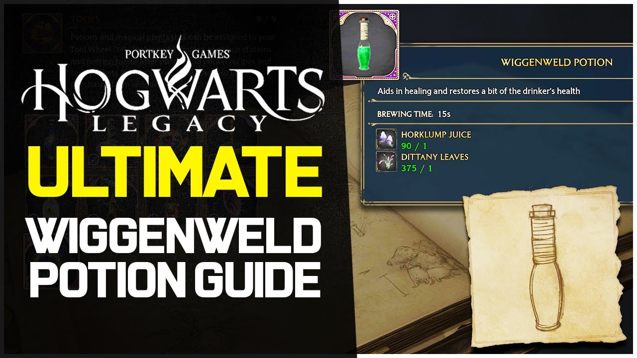 Hogwarts Legacy Tips - The ULTIMATE Wiggenweld Potion Guide (Hogwarts ...