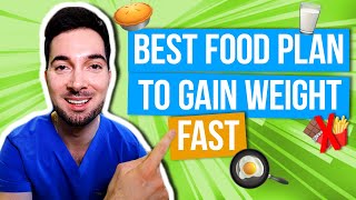How to gain weight fast for girls and men with foods plan