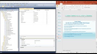 Create Tables Using SQL Server Management (SSMS) Table Designer