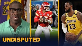 LeBron can do more to influence a game than Patrick Mahomes — Shannon Sharpe | UNDISPUTED