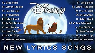 Disney Songs Collection with Lyrics 🎶 Top Disney Music for Ever ✨ Disney Relaxing Time