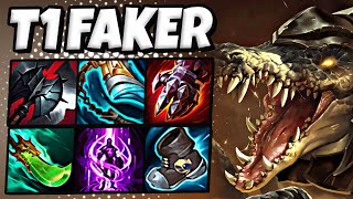 T1 Faker Renekton vs Kennen [ TOP ] Ranked Korea Patch 14.24 ✅