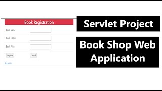 Advanced java Project | Book Shop Application in eclipse | Servlet JDBC Project