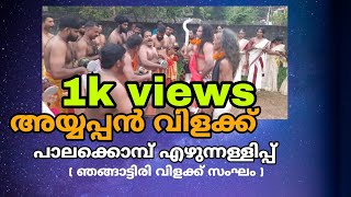 അയ്യപ്പൻ വിളക്ക് പാലക്കൊമ്പ് എഴുന്നള്ളിപ്പ് #ayyappa #ayyappan #ayyappaswamy #ayyappaswamytemple