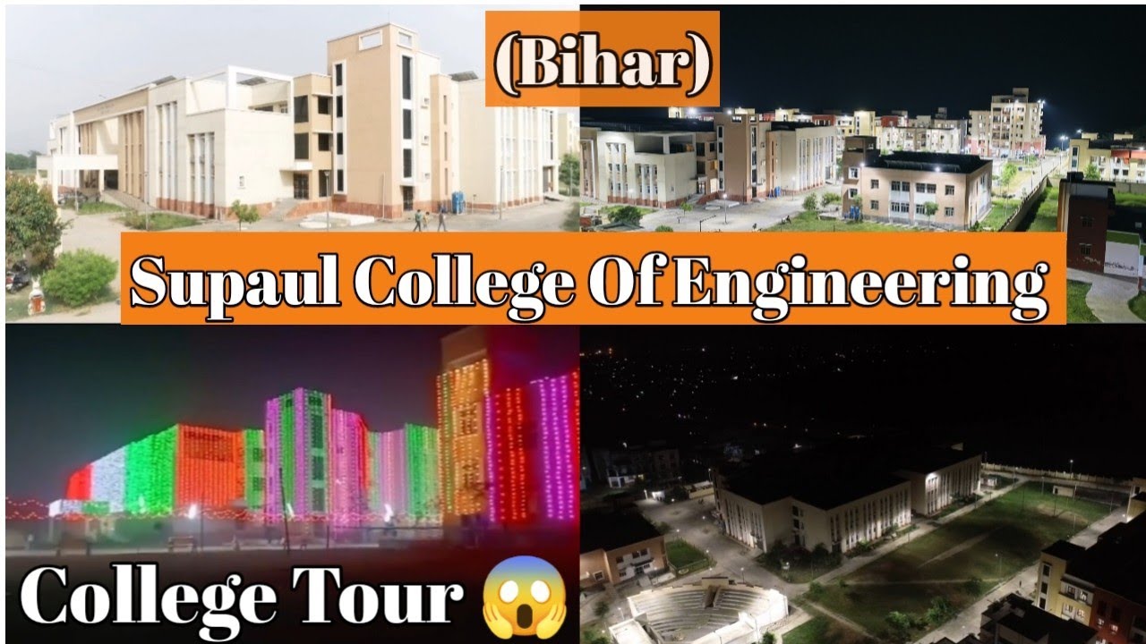 Supaul College Of Engineering 😍|| Full Campus Tour 😱 || DRONE SHOTS ...