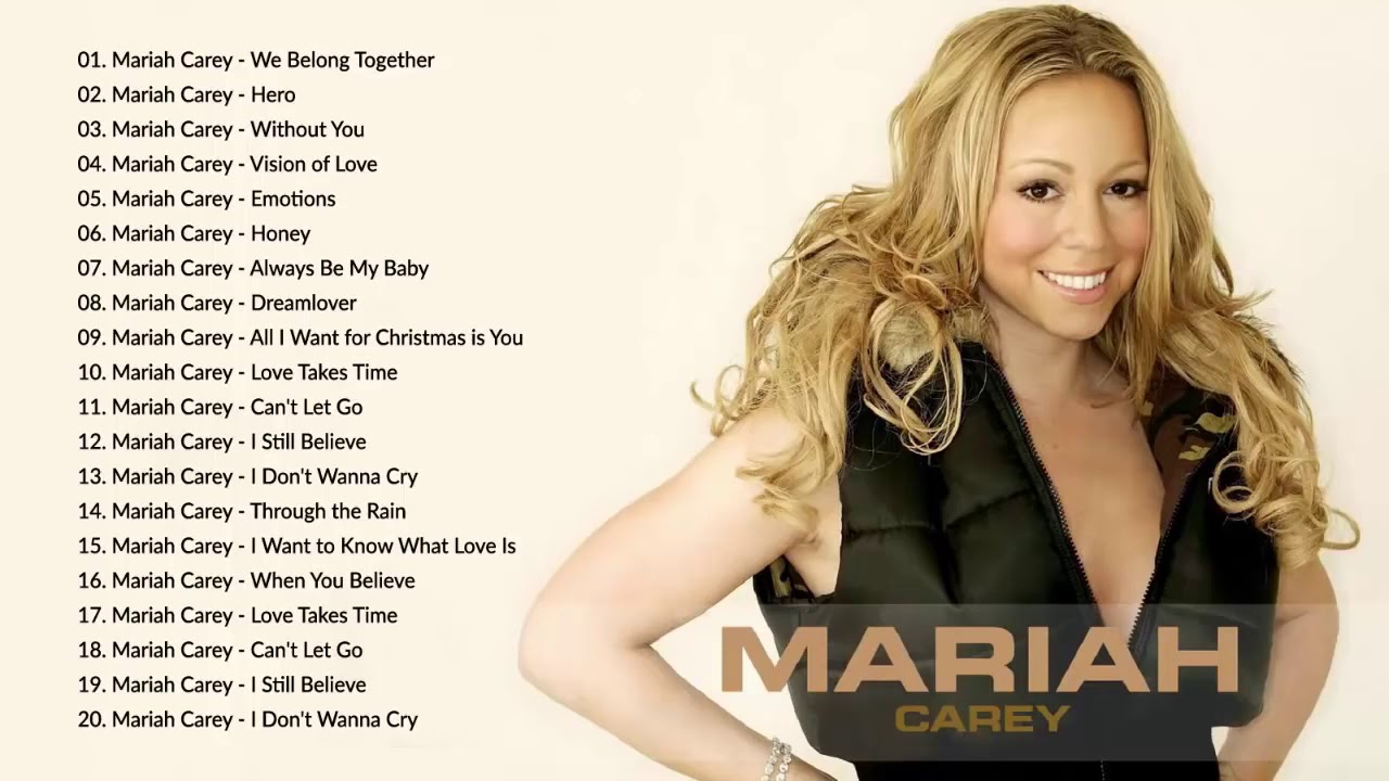 Mariah Carey Greatest Hits Full Album Live 2020 Best Songs Of Mariah ...