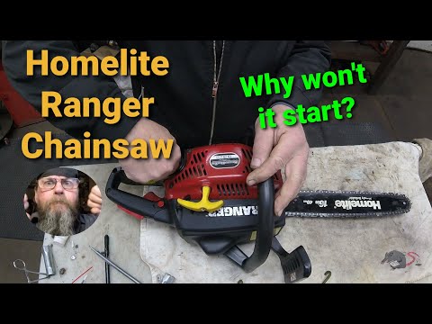 Homelite Ranger Chainsaw Won T Start Youtube
